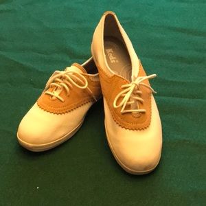 Keds CH Saddle Tan Women’s Canvas & Sued Sneakers